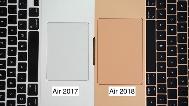 So sánh macbook air 2018 với air và pro 2017 đọ sức với nhau